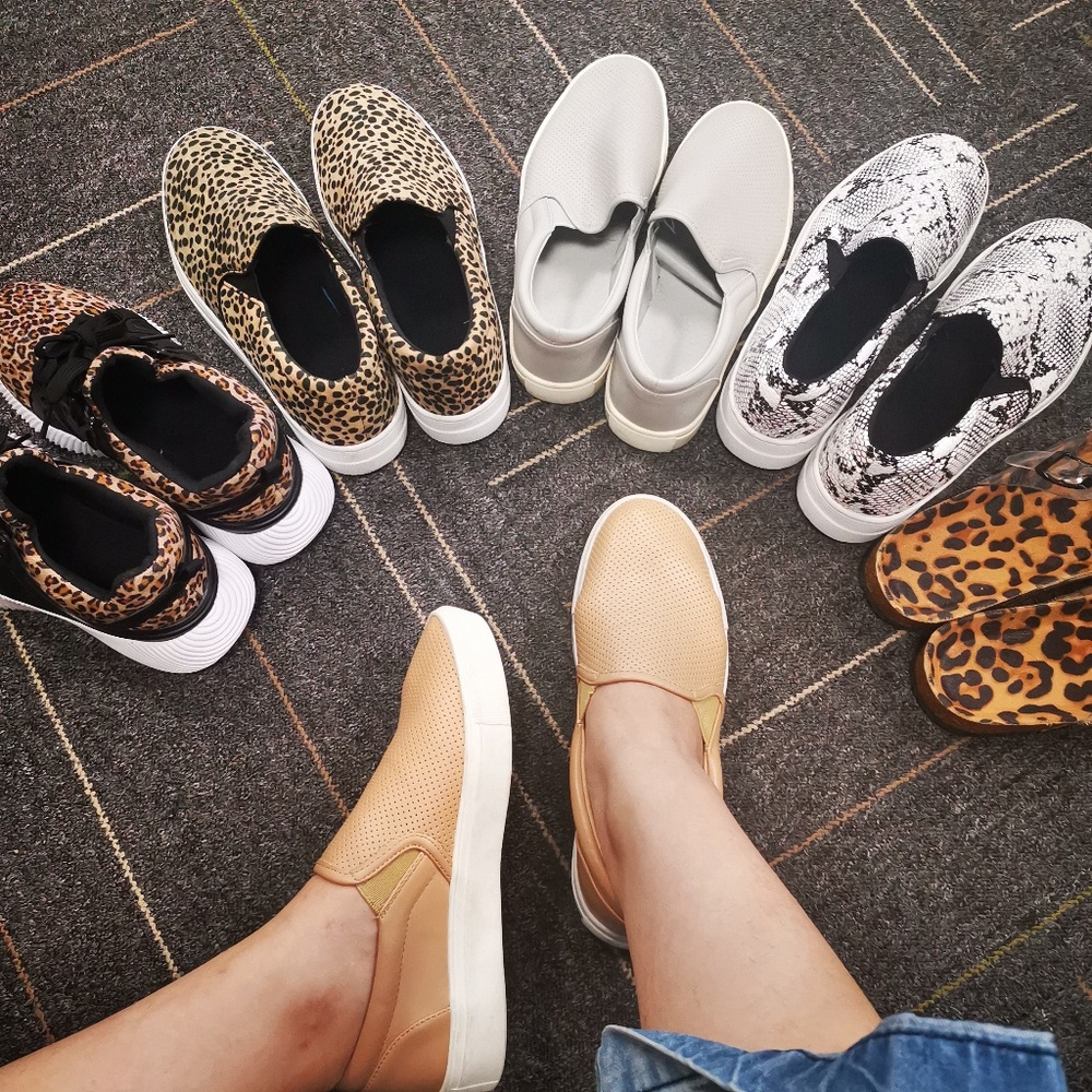 Jolimall Daily Casual Flat Sneakers | Tan